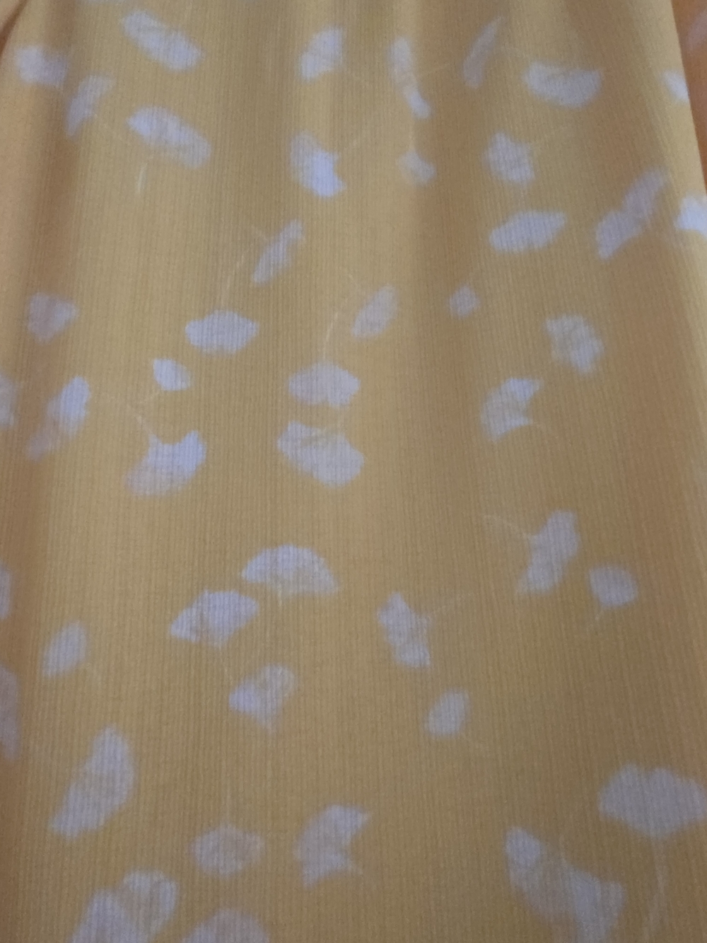 Apt. 9 Yellow Smocked Sleeveless Top with White Accents Like New Size Small - Picture 2 of 4